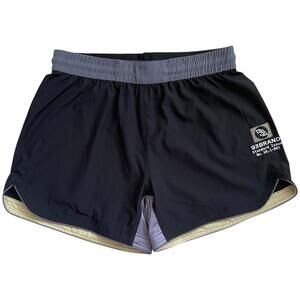 93Brand Standard Issue Grappling Shorts Jiu Jistsu Black Yellow Men's Size 36
